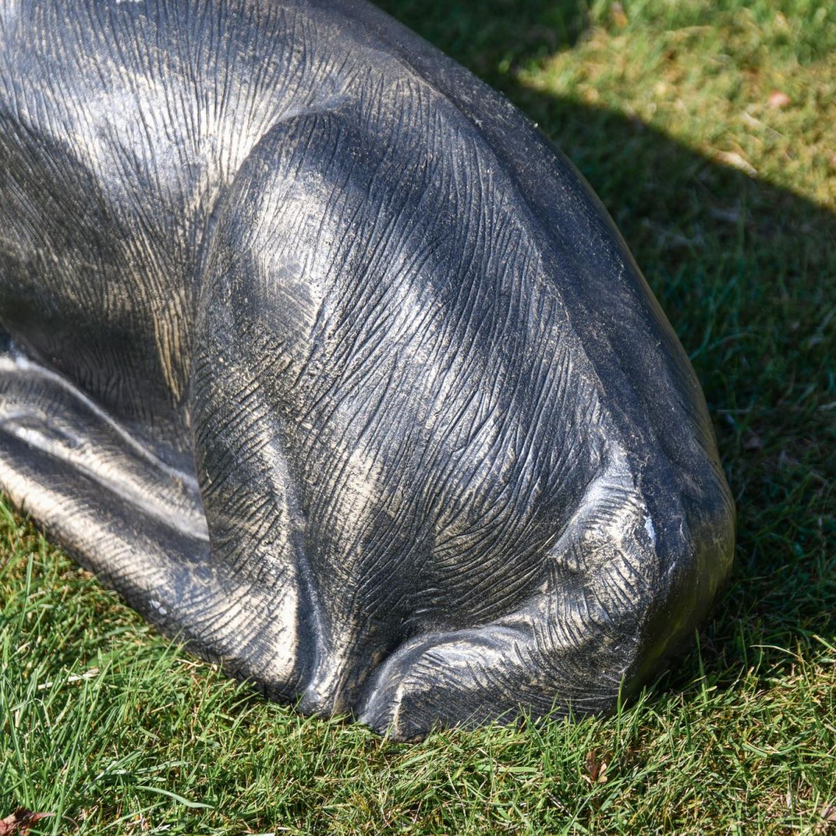 Close-Up of Cast Aluminium Material