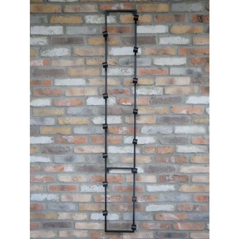 Large Wall Mounted Industrial Wine Rack
