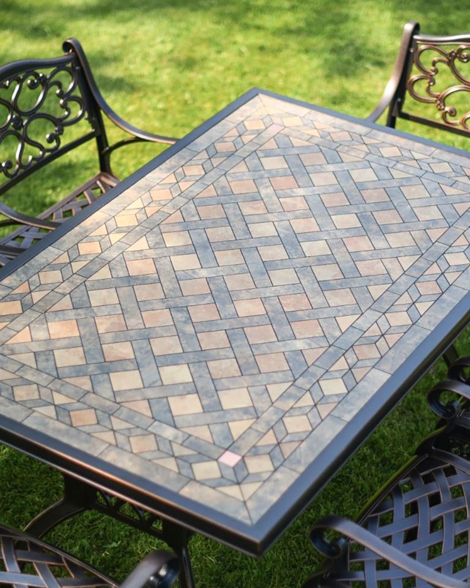 Close-up of the Top of the Traditional Table 