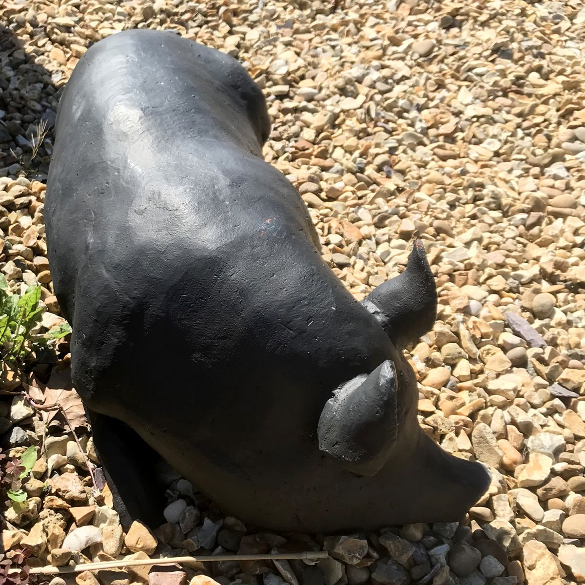 Cast Iron Black Laying Pig Cast Iron Black Laying Pig
