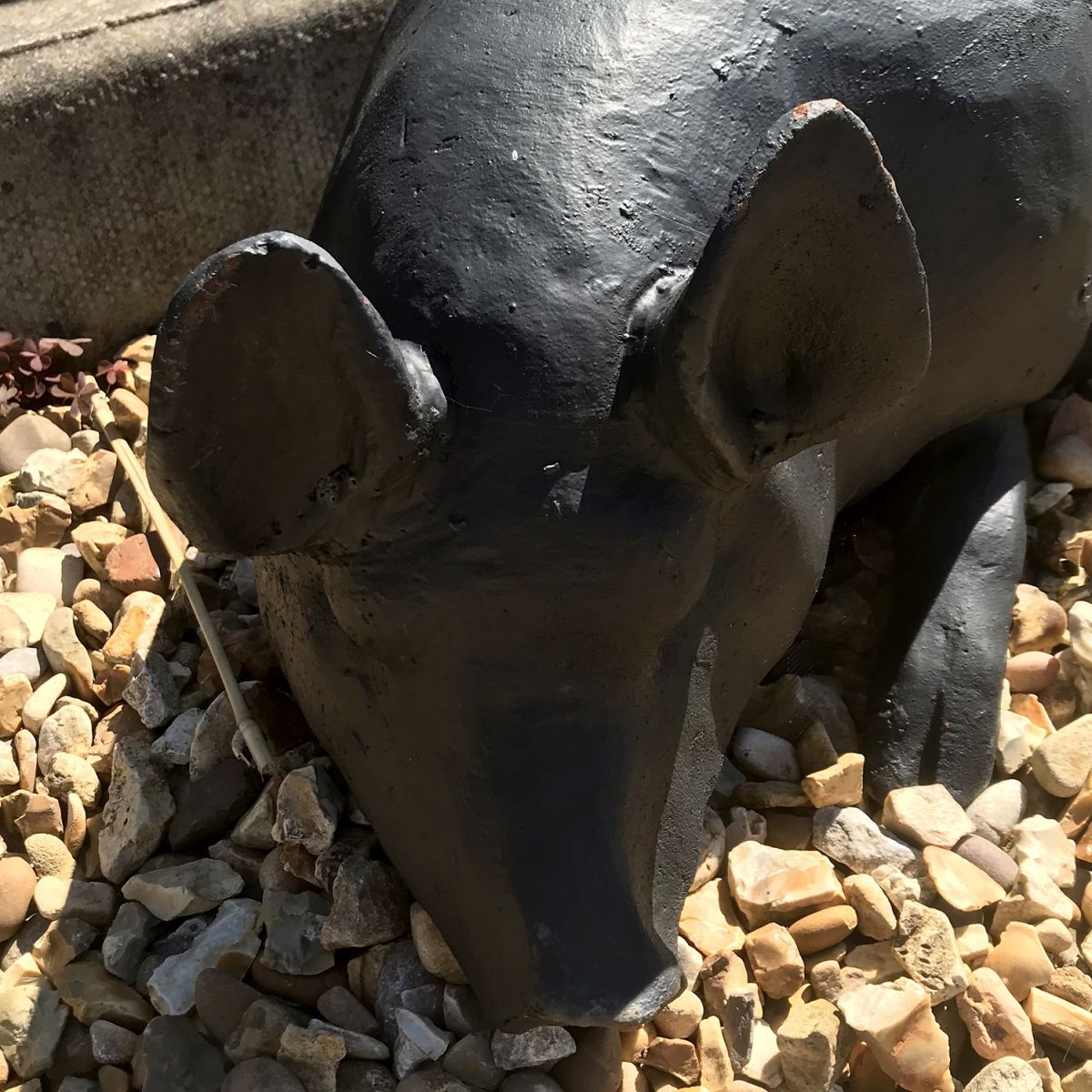 Close-Up of Cast Iron Sculpture Close-Up of Cast Iron Sculpture