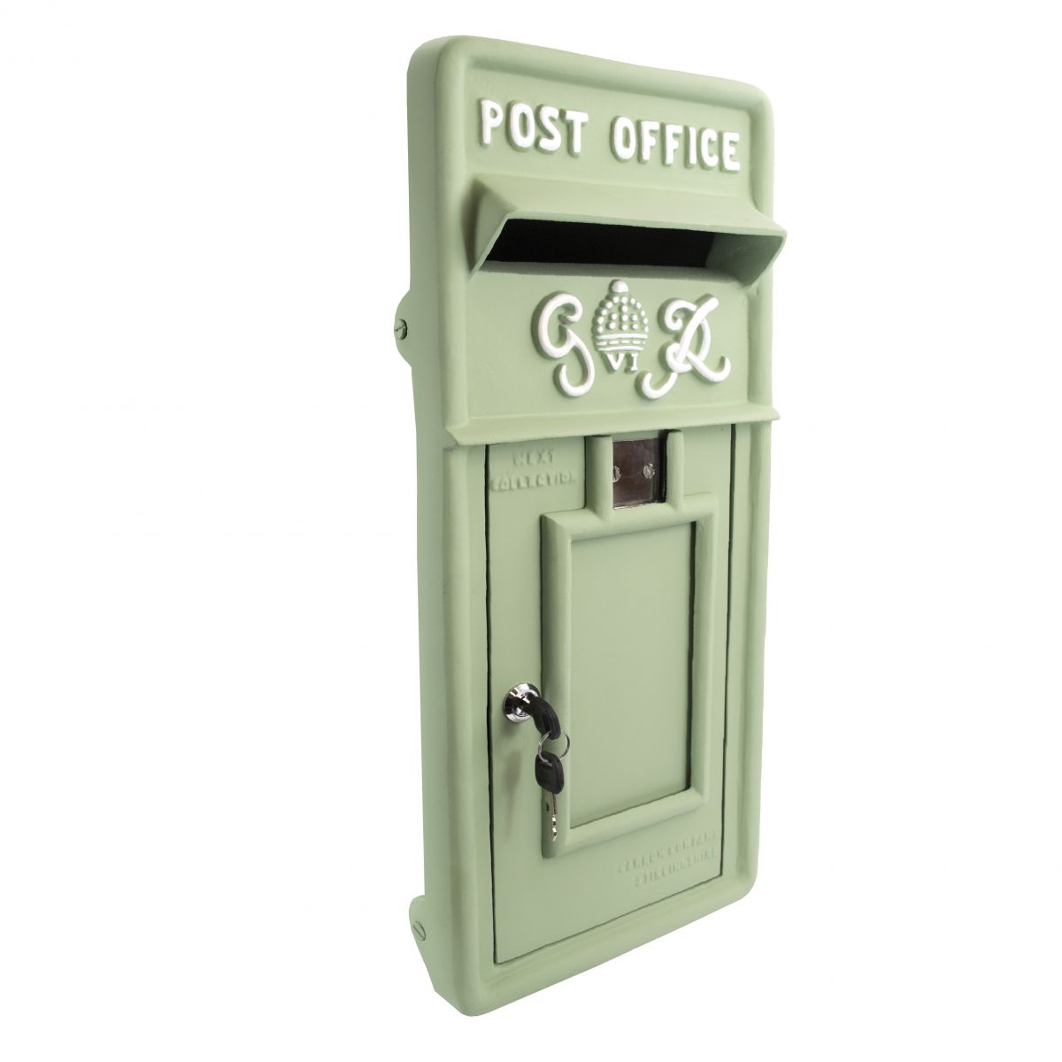 King George Rex Post Box Front