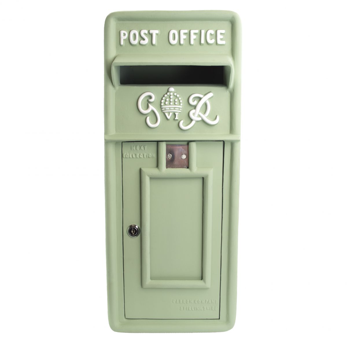 King George Rex Post Box Front