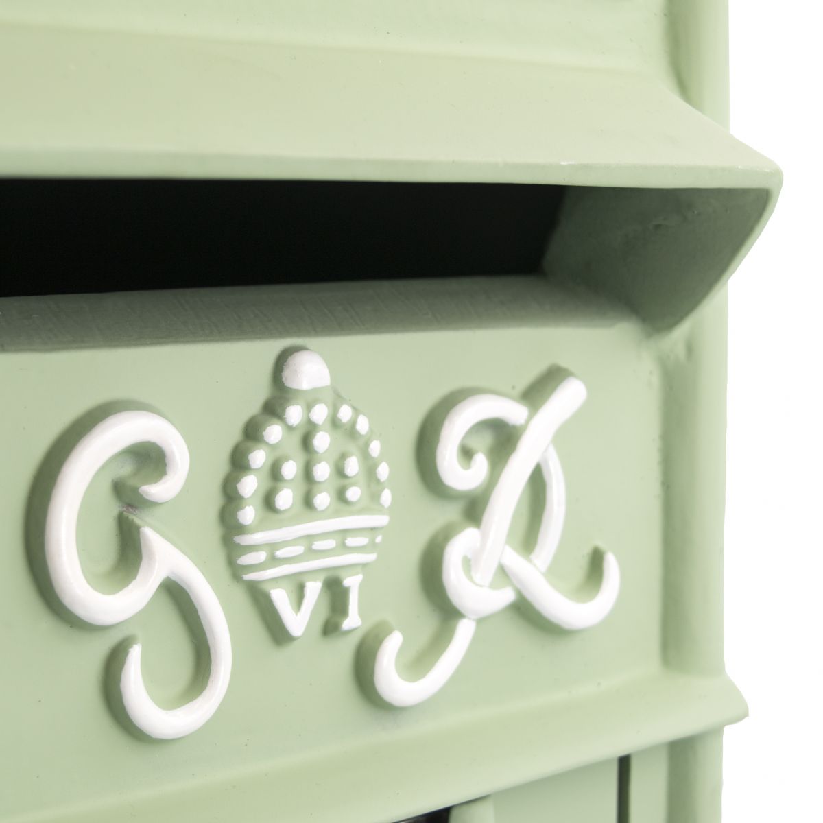 King George Rex Post Box Front