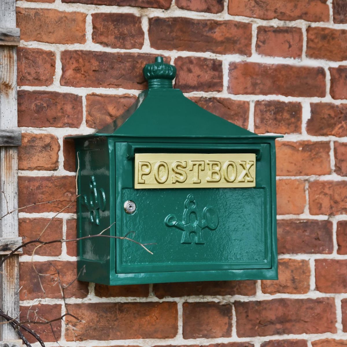 Green "The Suffolk" Post or Parcel Box Green "The Suffolk" Post or Parcel Box