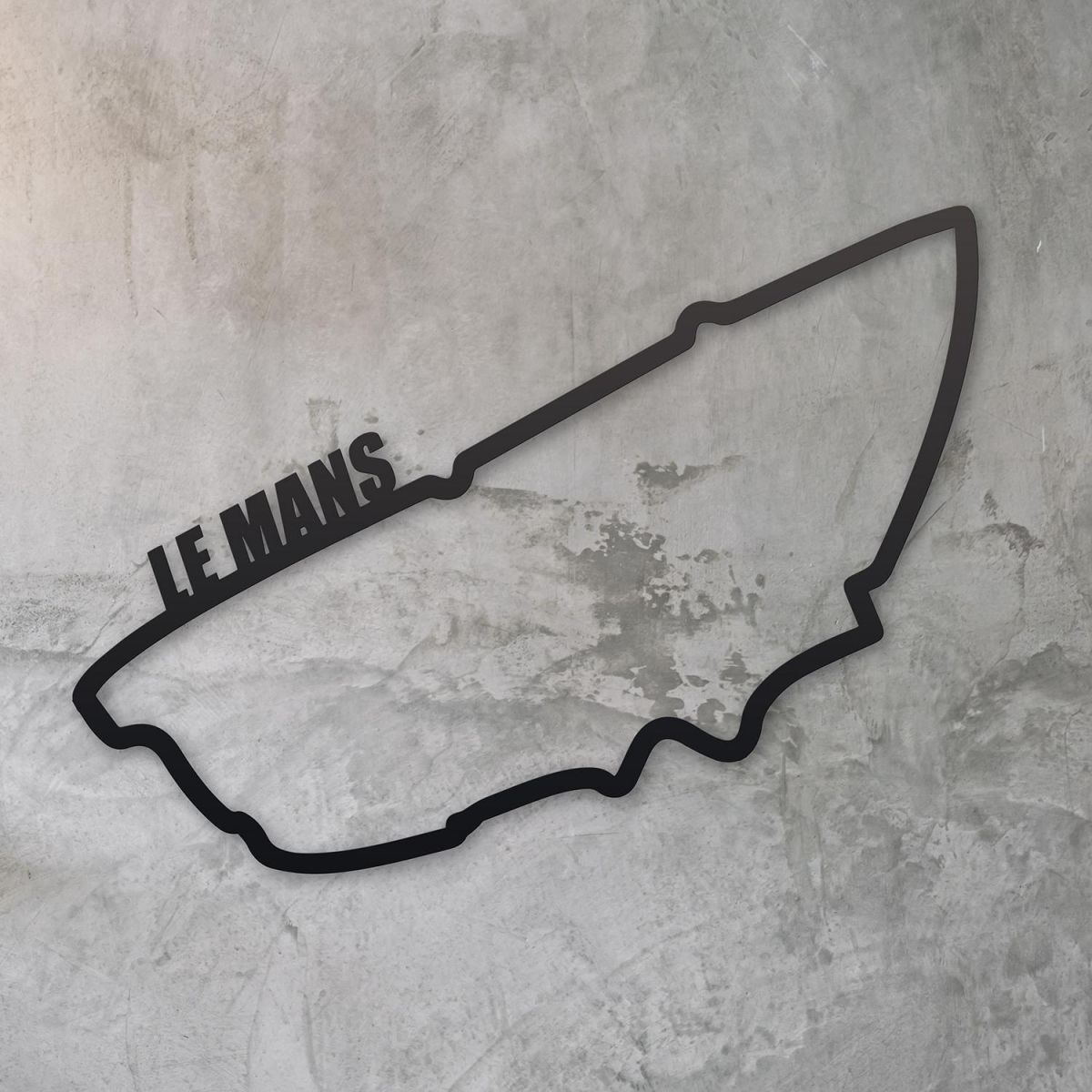Le Mans Race Track Wall Art in the Home
