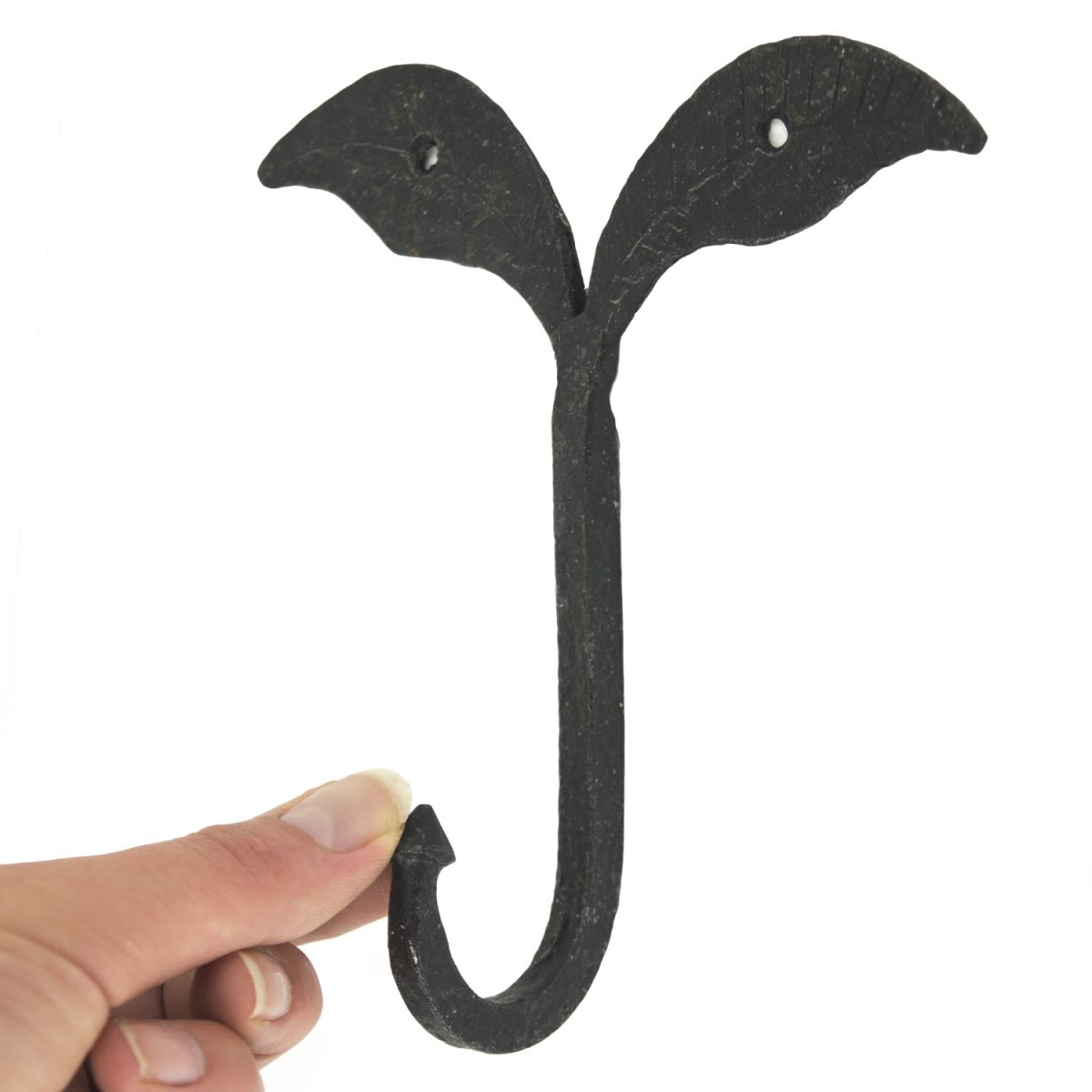 Leaf Beeswax Iron Coat Hook