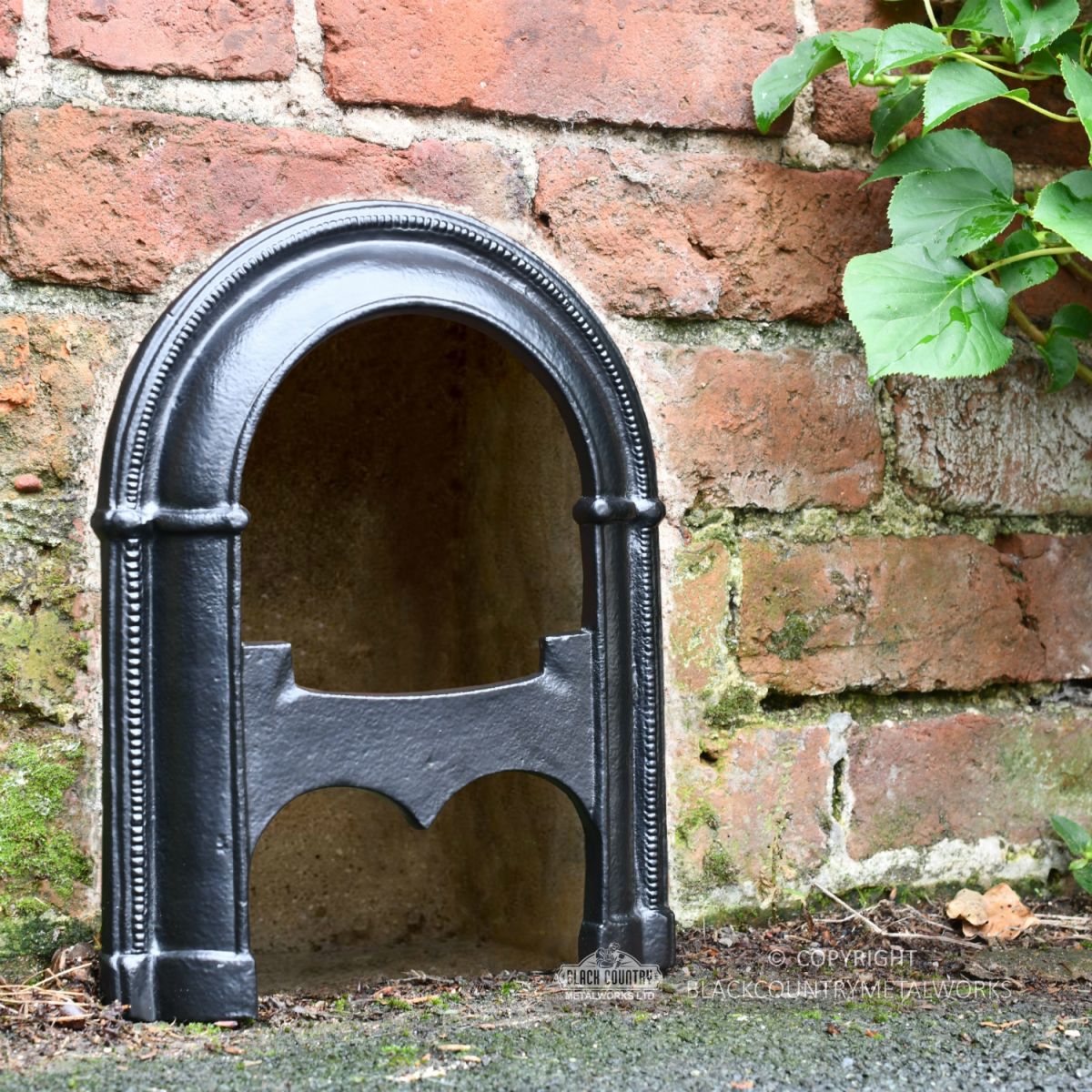 Leithbridge Solid Cast Boot Scraper Fitted To Brick Wall