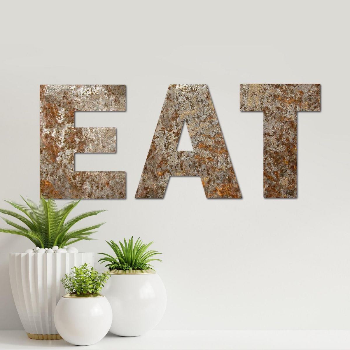 Rustic Metal "EAT"  Rustic Metal "EAT"