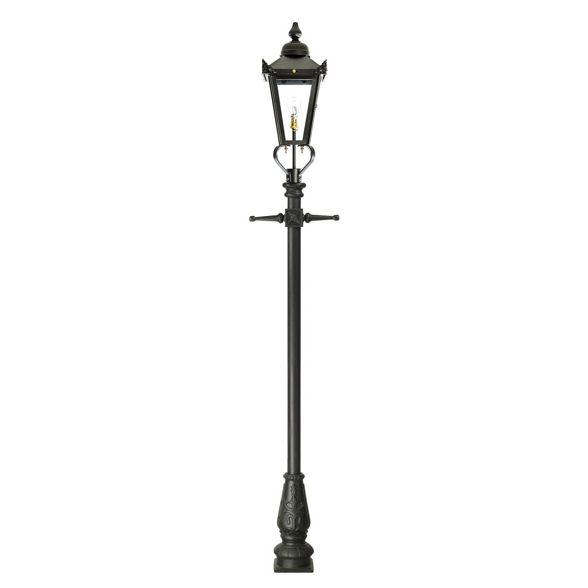 Victorian Lamp Post Black - Silhouette 