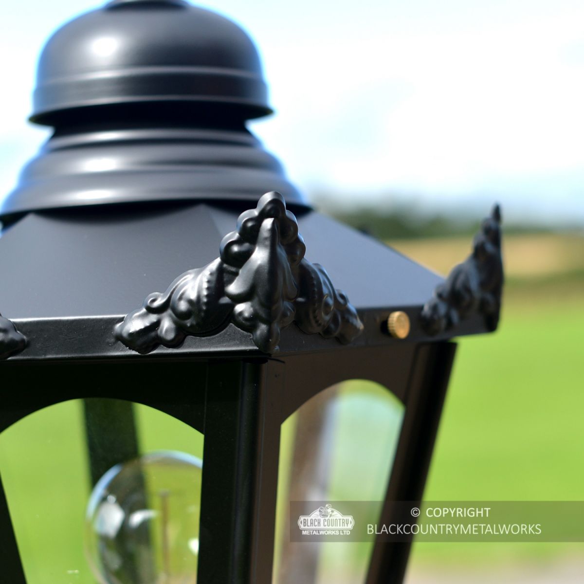Close-up of the Ornate Finial on the Lantern