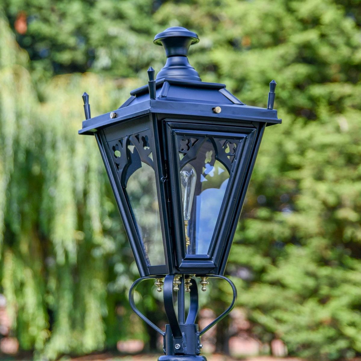 Black Gothic Lantern with detailing 