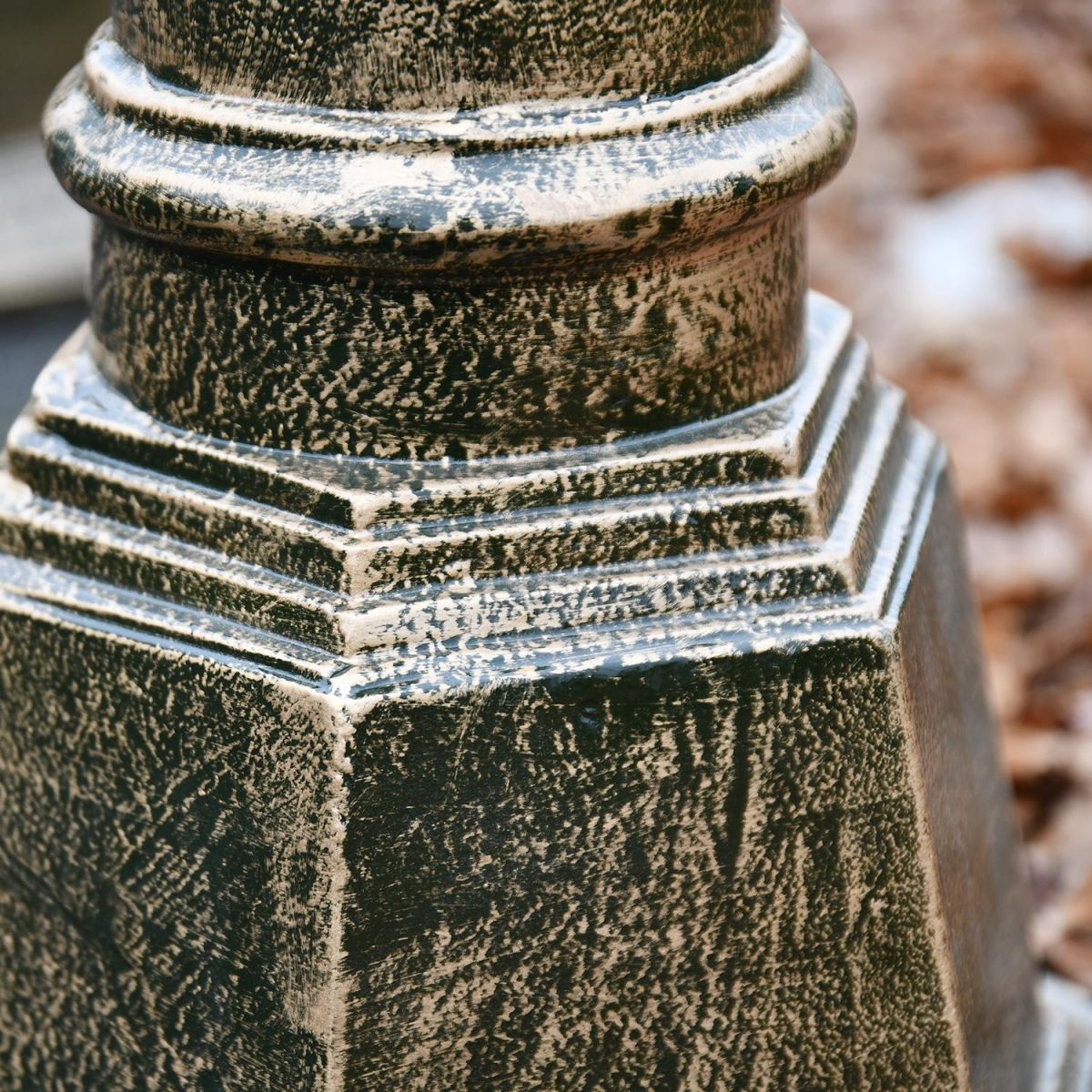 Close up of tiered base  Close up of tiered base