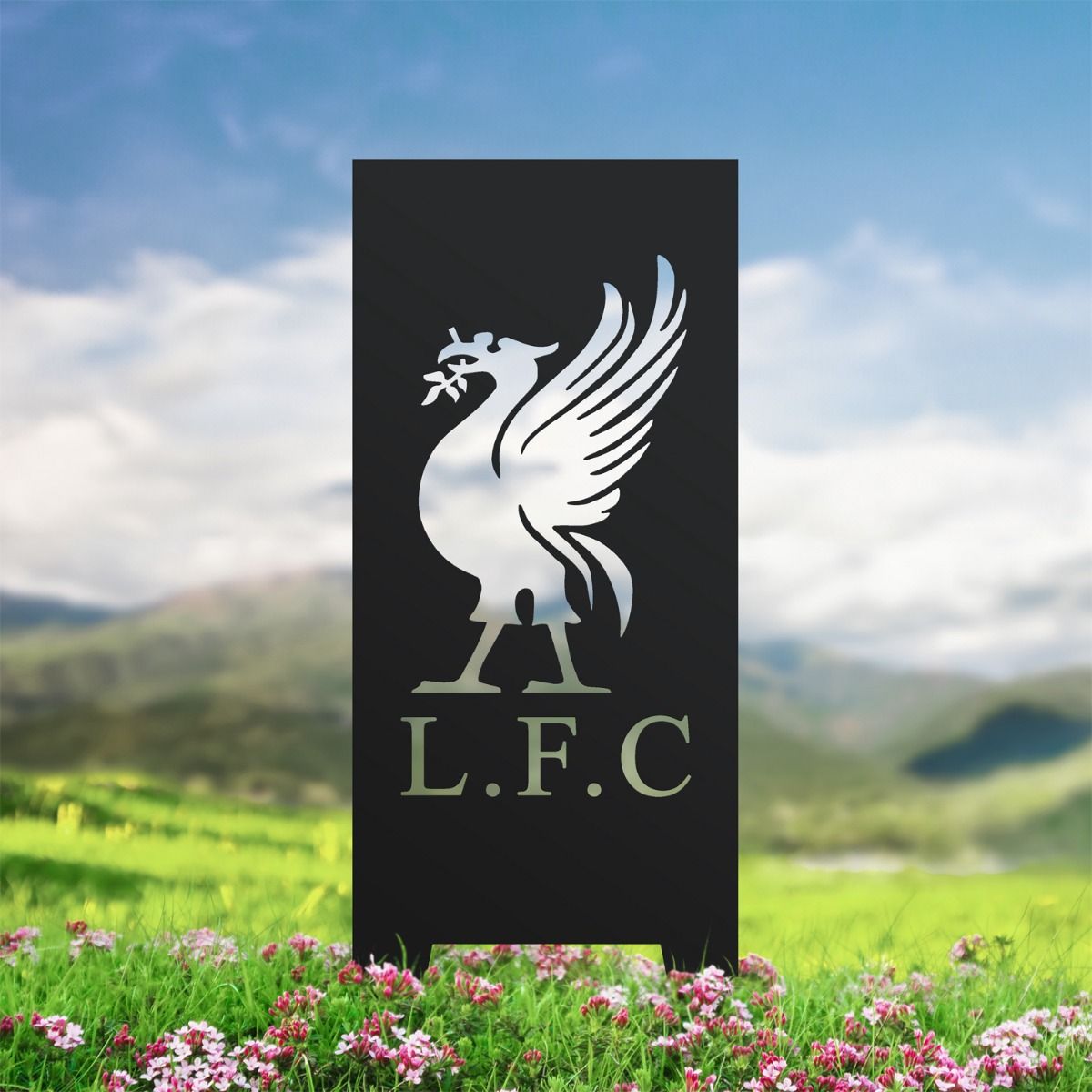 Black Liver Bird Garden Screen 