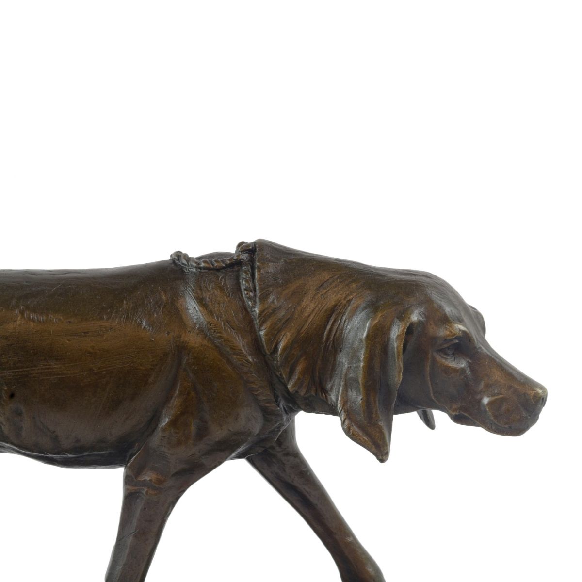 "Lockwood Park" Bronze Dog on Plinth Statue "Lockwood Park" Bronze Dog on Plinth Statue