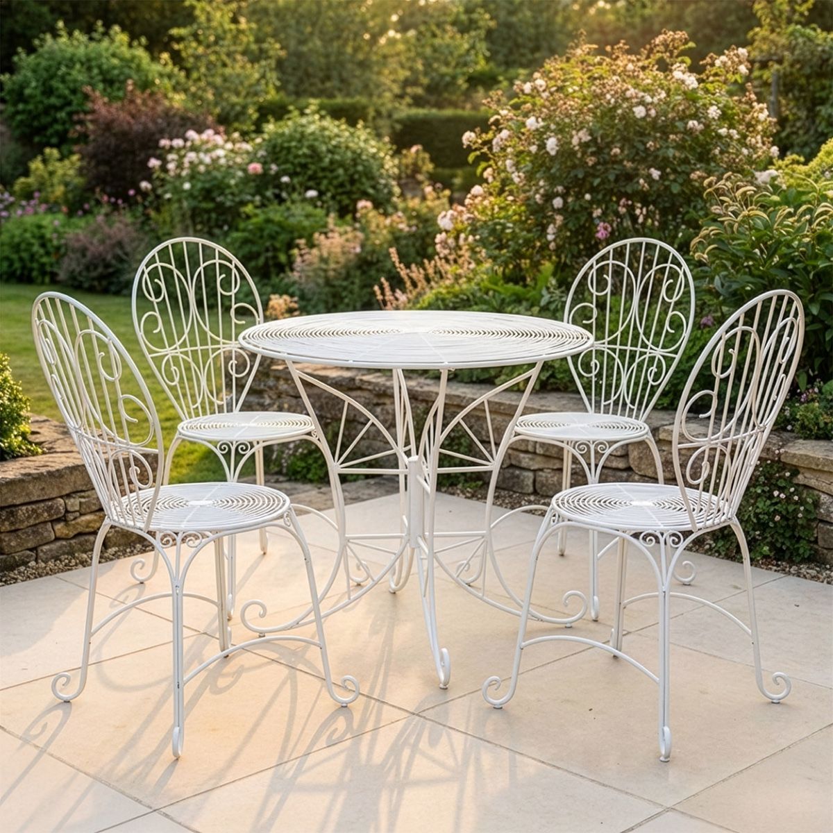 Maddie’s Picnic Garden Table & Chairs digital illustration