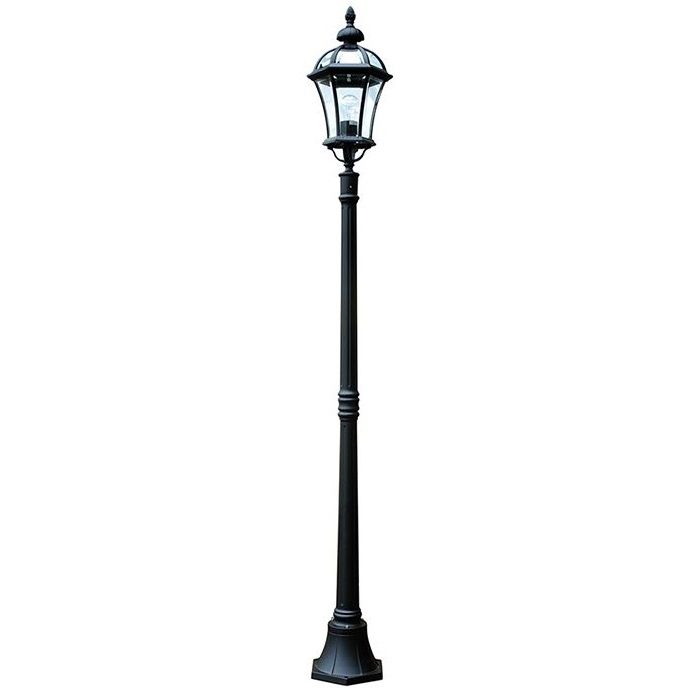 "Maidstone" Black Traditional Lamp Post 1.9m