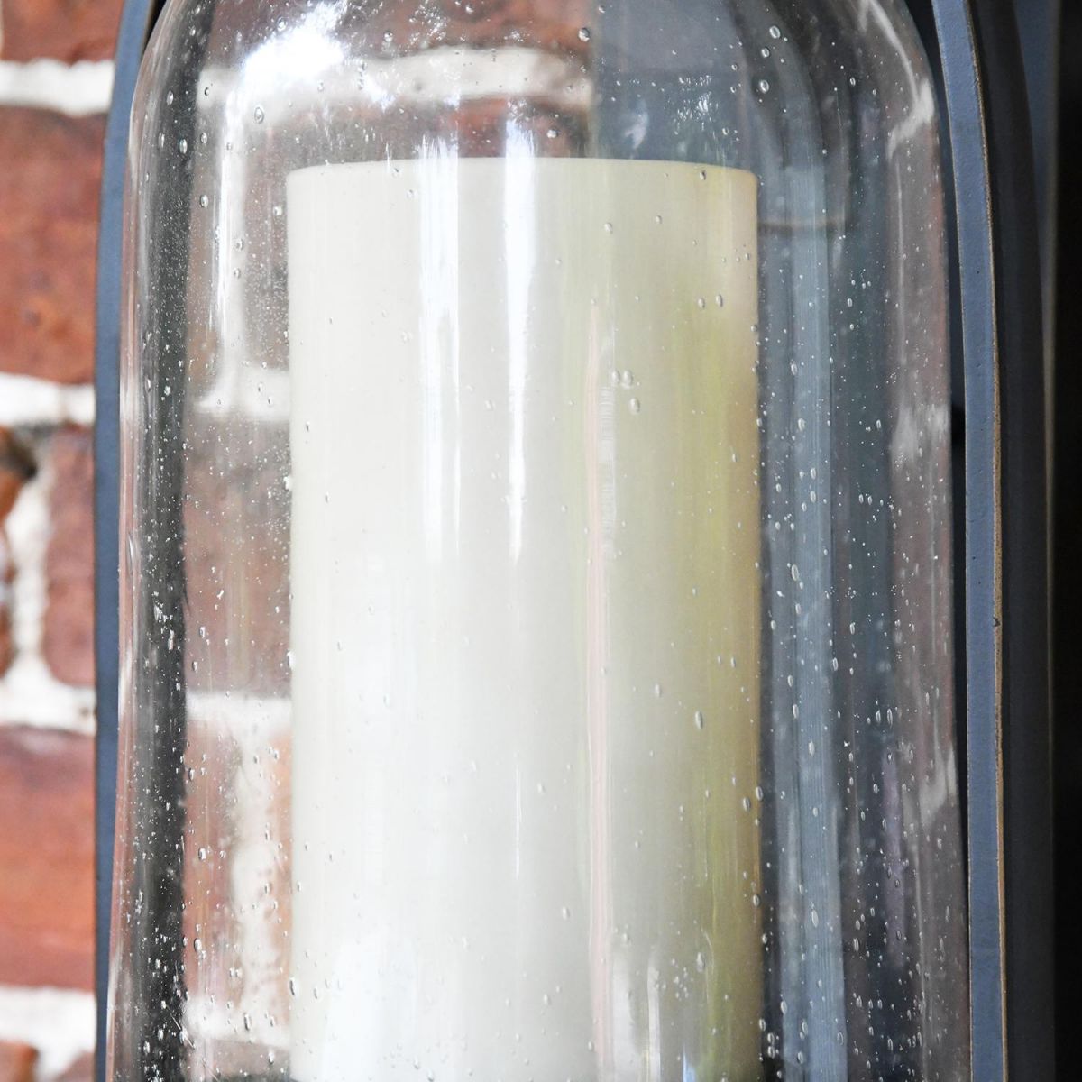 Close-up of the "Candle Stye" Design inside the Lantern