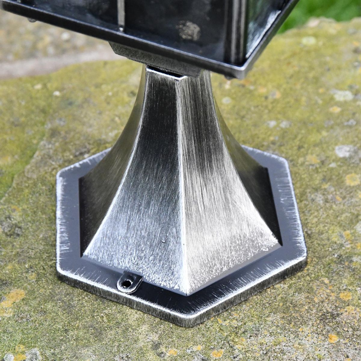 Close-up of the Base of the Pillar Light