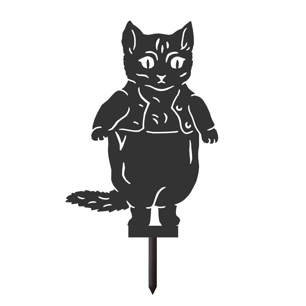 Master Kitten Silhouette in a Black Finish