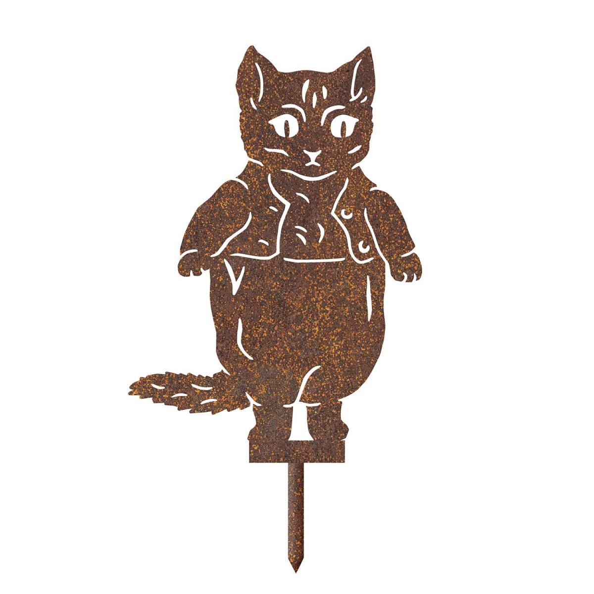 Master Kitten Silhouette in a Rustic Finish