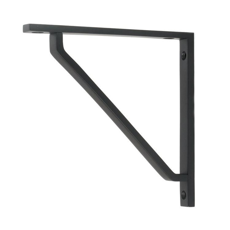 Matte Black "Emmanuel" Modern Shelf Bracket - 150mm x 150mm