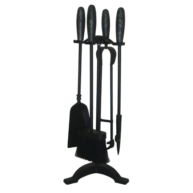 Classic Matte Black & Gunmetal Effect Four Tool Companion Set