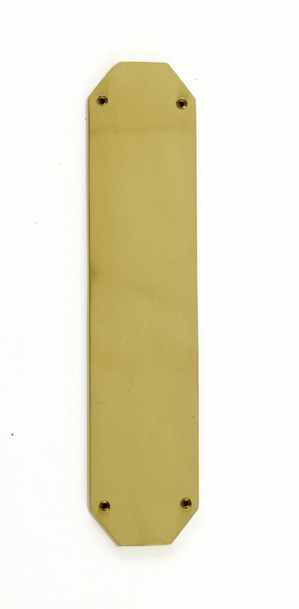 "Bellmont Hall" Polished Brass Edwardian Finger Plate and Door Plate "Bellmont Hall" Polished Brass Edwardian Finger Plate and Door Plate