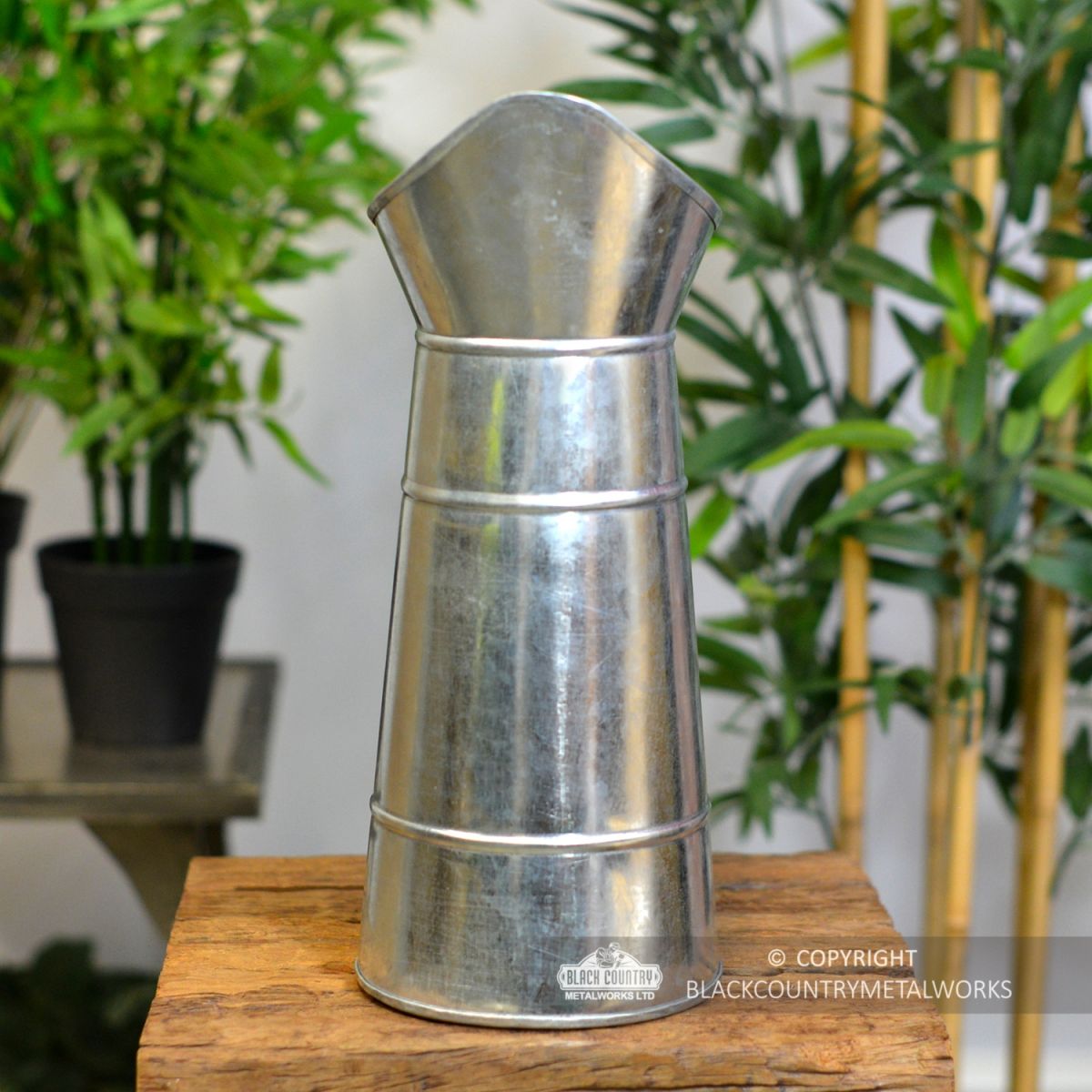 Front View of the Galvanised 