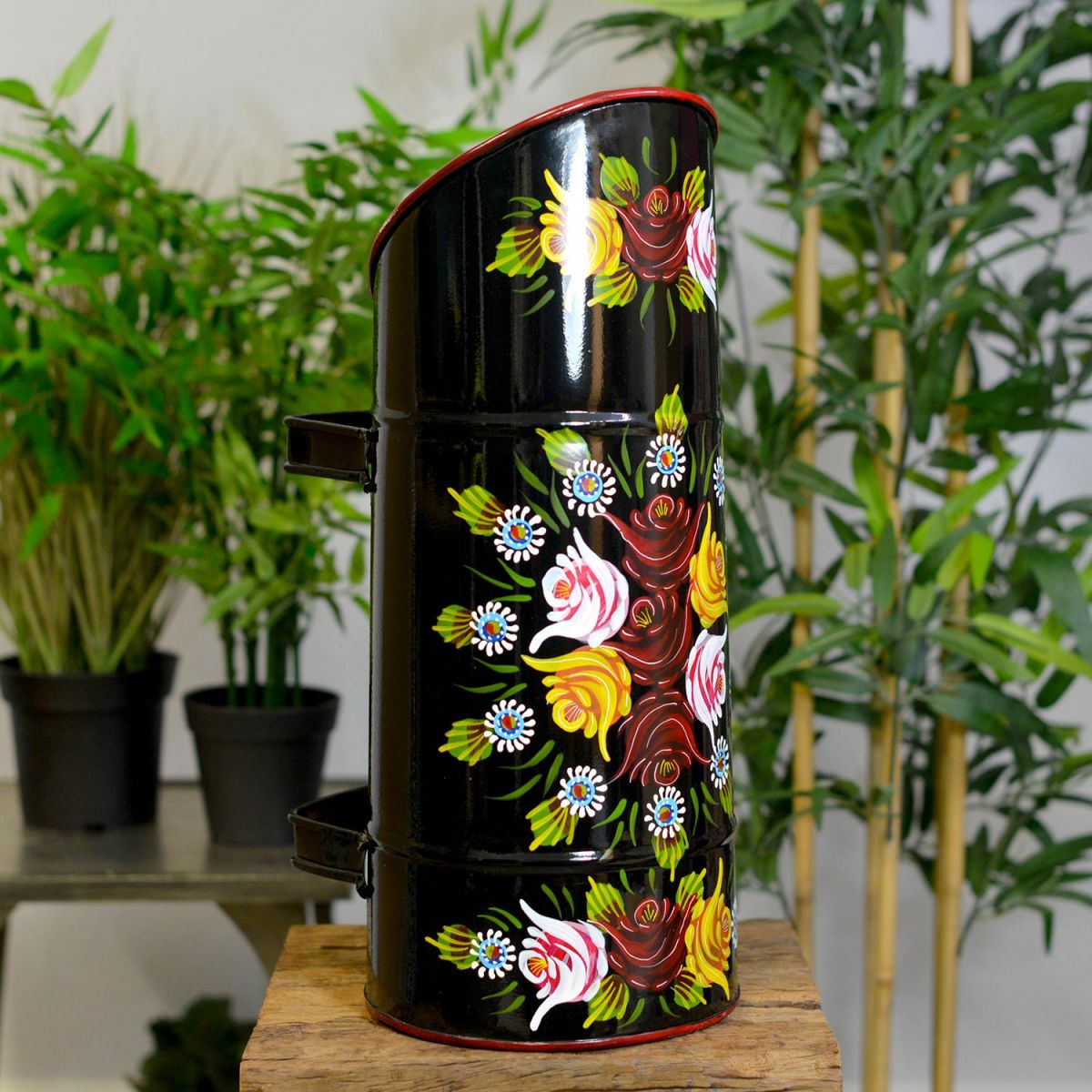 "Rosalie" Coal Hod Finished in Black