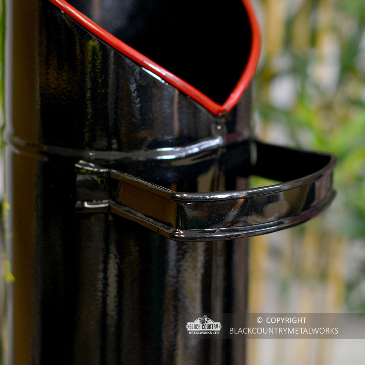 Carry Handles on the Back of the Coal Hod