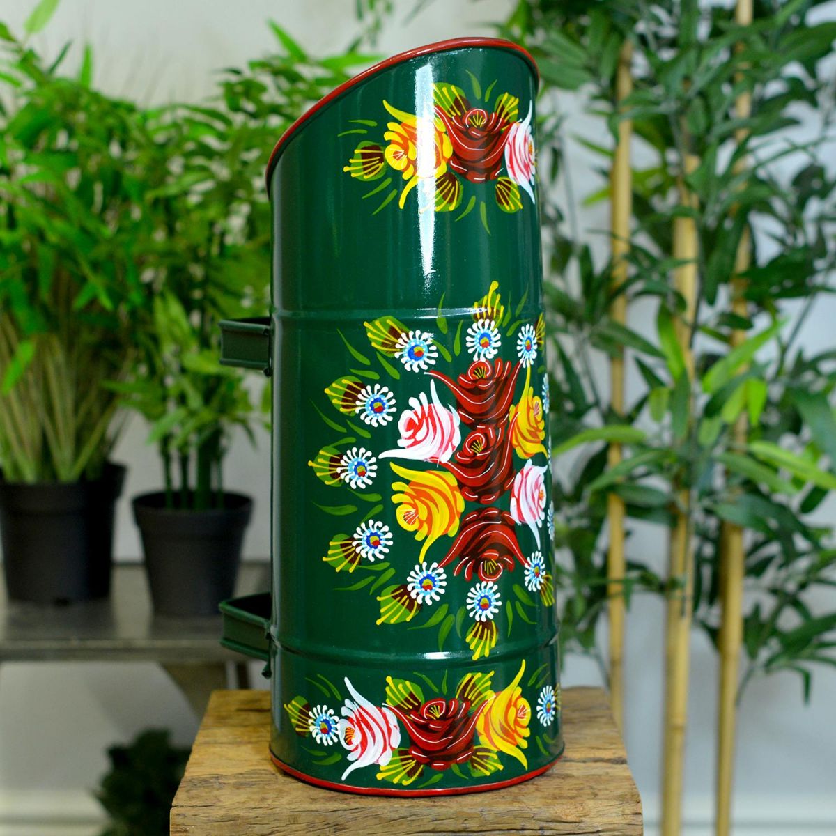 "Rosalie" Coal Hod finished in Green