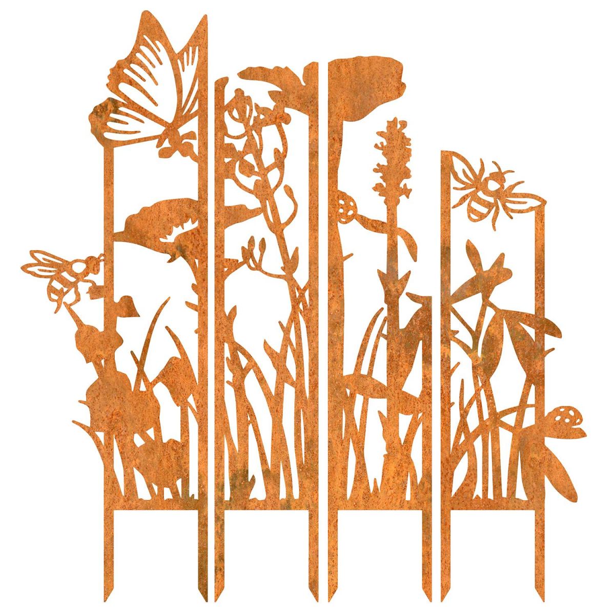 Meadow Iron Panel Silhouette in a Rustic Finish Meadow Iron Panel Silhouette in a Rustic Finish