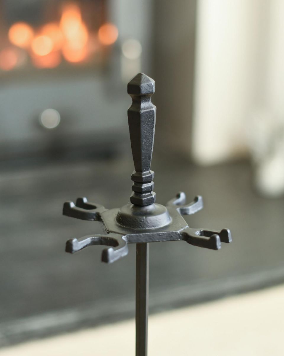 Close-Up of Fireside Tool Storage