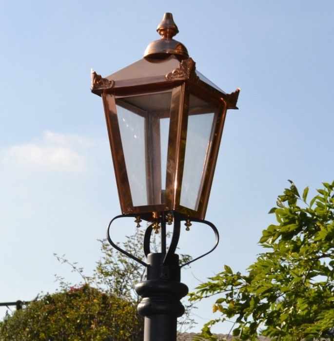 Copper Victorian Lantern 60cm
