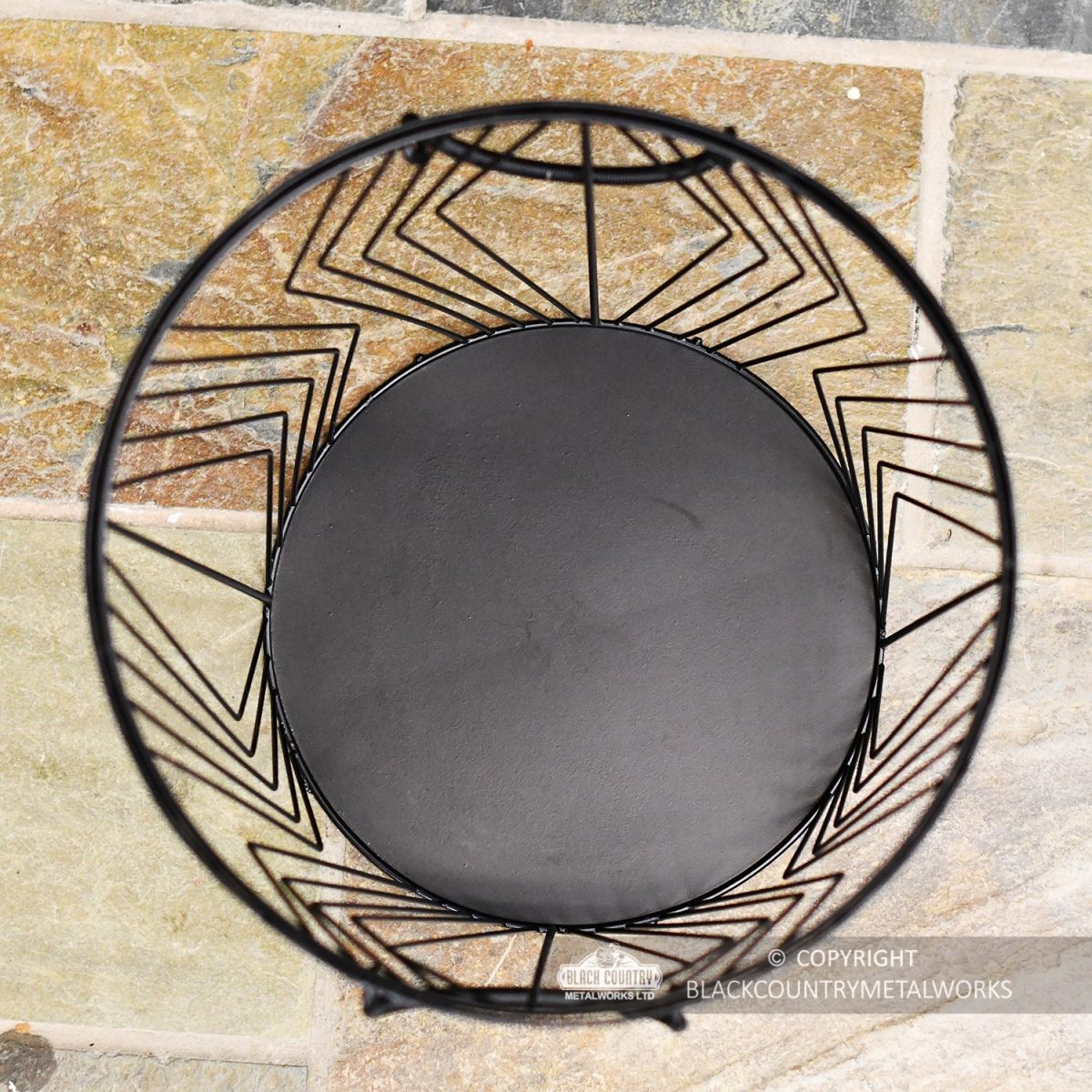 Top View of the Log Basket Top View of the Log Basket