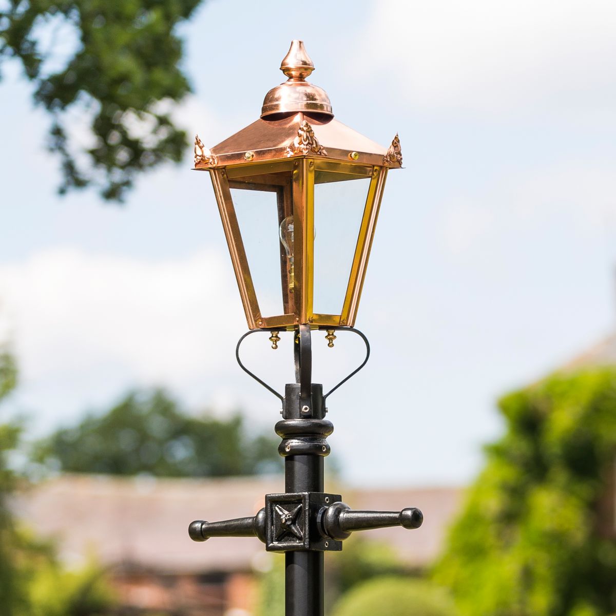 Genuine Copper Victorian lantern