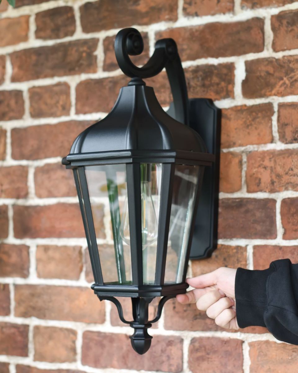 Medium Ornamental Victorian Wall Light Scale Image