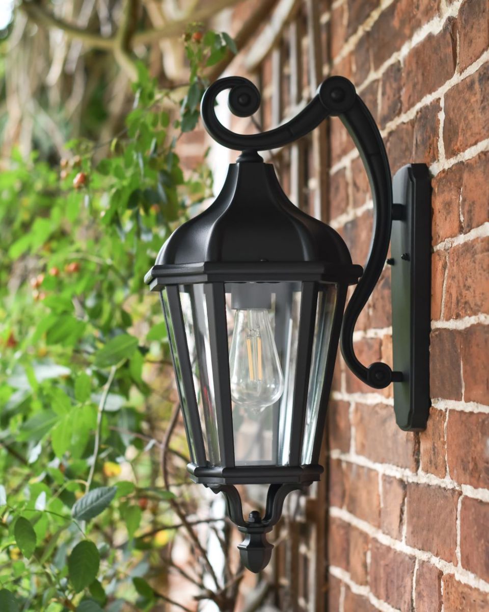 Medium Victorian Ornamental Wall Light Side View