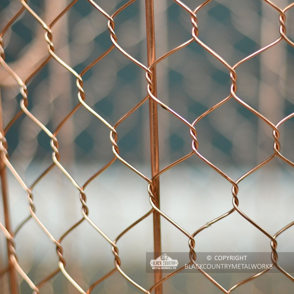 Close-up of the Rose Gold Wire Finish