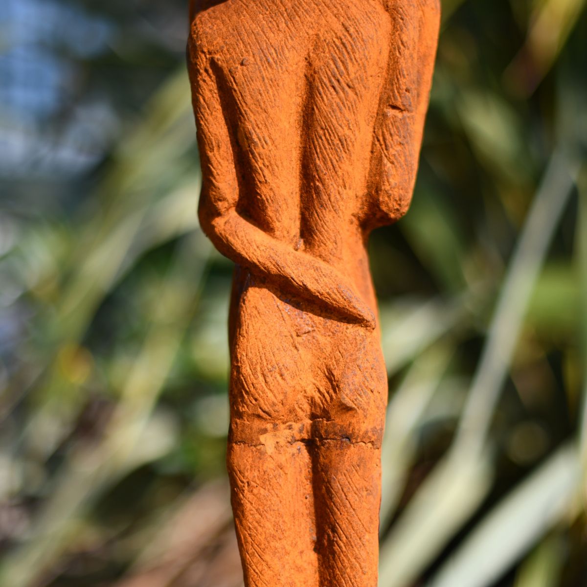 Close-up of the Cast Iron Rustic Finish