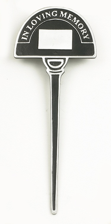 Small Aluminium In Loving Memory Lawn Spike Small Aluminium In Loving Memory Lawn Spike