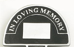 Small Aluminium In Loving Memory Lawn Spike Small Aluminium In Loving Memory Lawn Spike