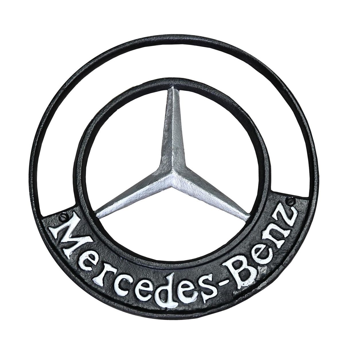 "Mercedes" Automobilia Reproduction Sign Finished in a Hand Pained Finish