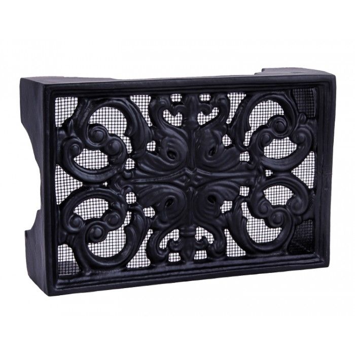 Ornate Cast Iron Air Brick With Mesh Ornate Cast Iron Air Brick With Mesh