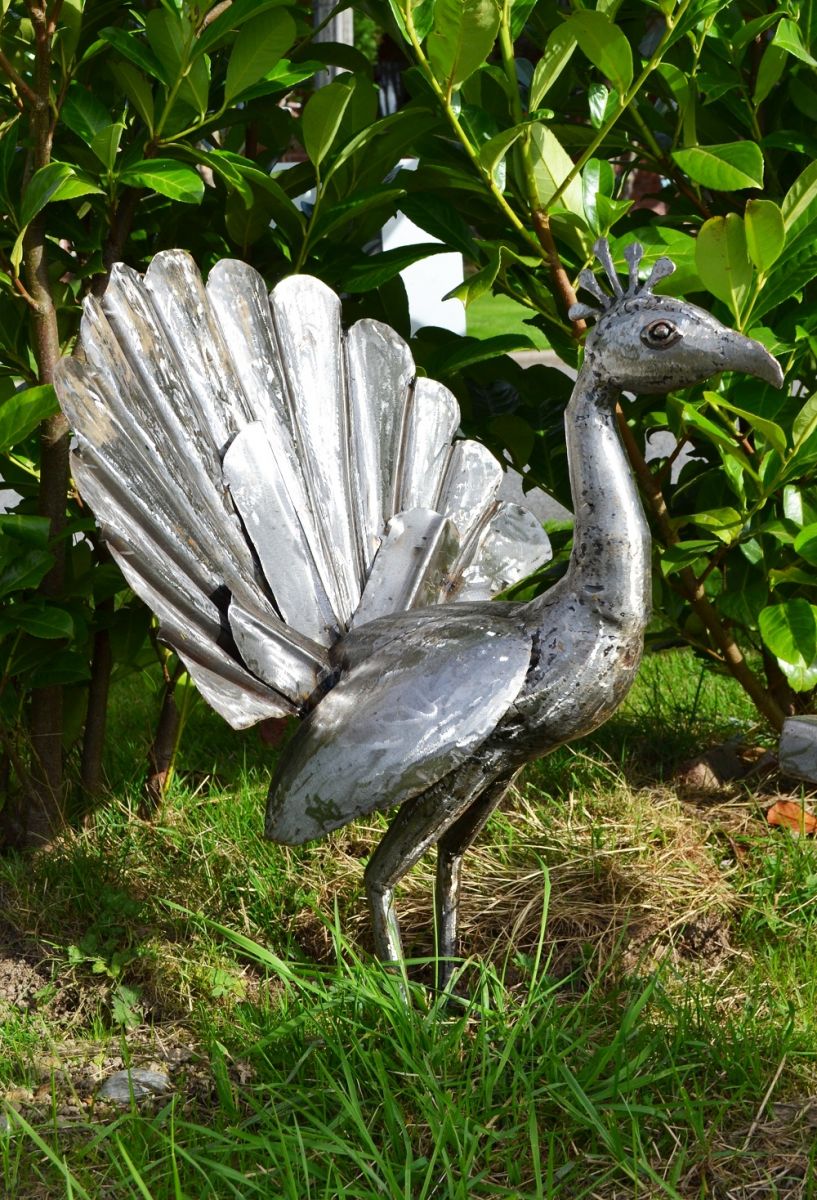 “Pavo Cristatus” Indian Peafowl Sculptures 