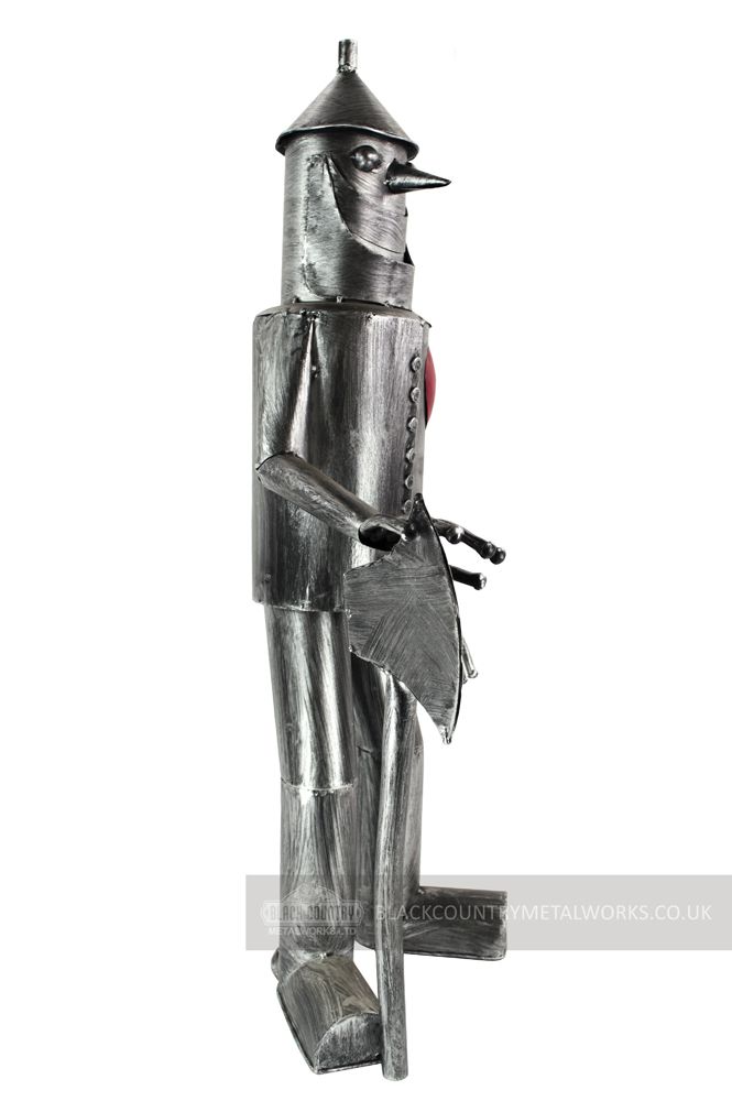 "Woodsman" Metal Tin Man Sculpture