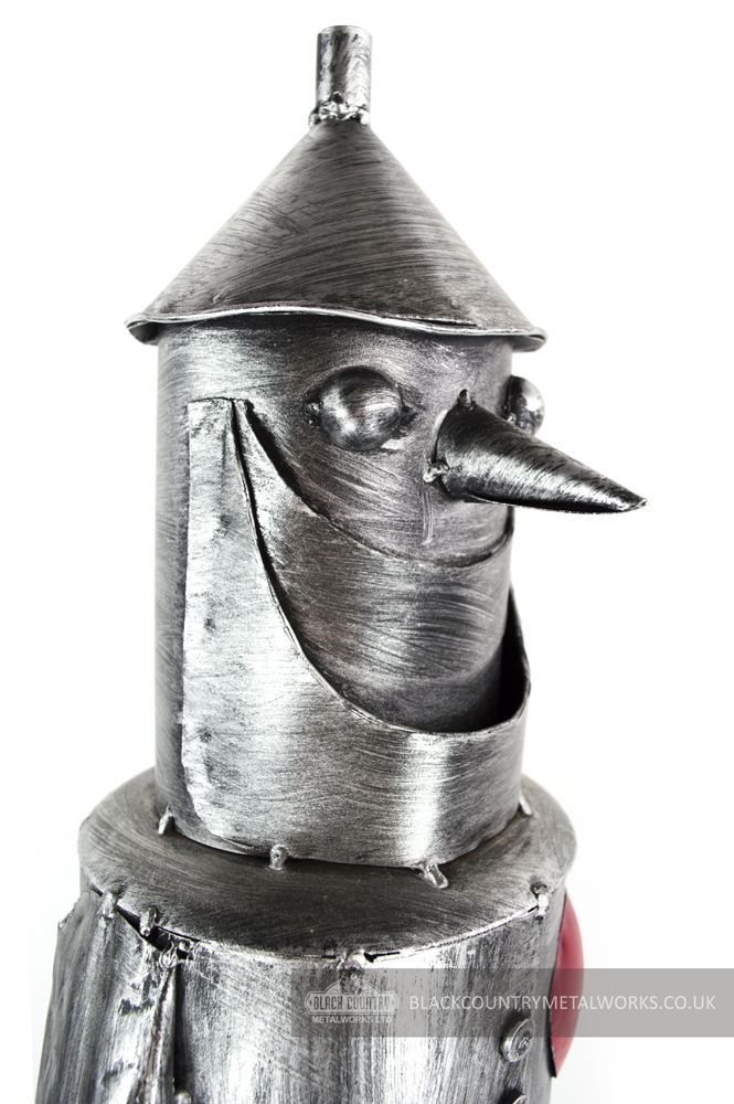 "Woodsman" Metal Tin Man Sculpture