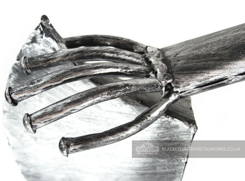 "Woodsman" Metal Tin Man Sculpture