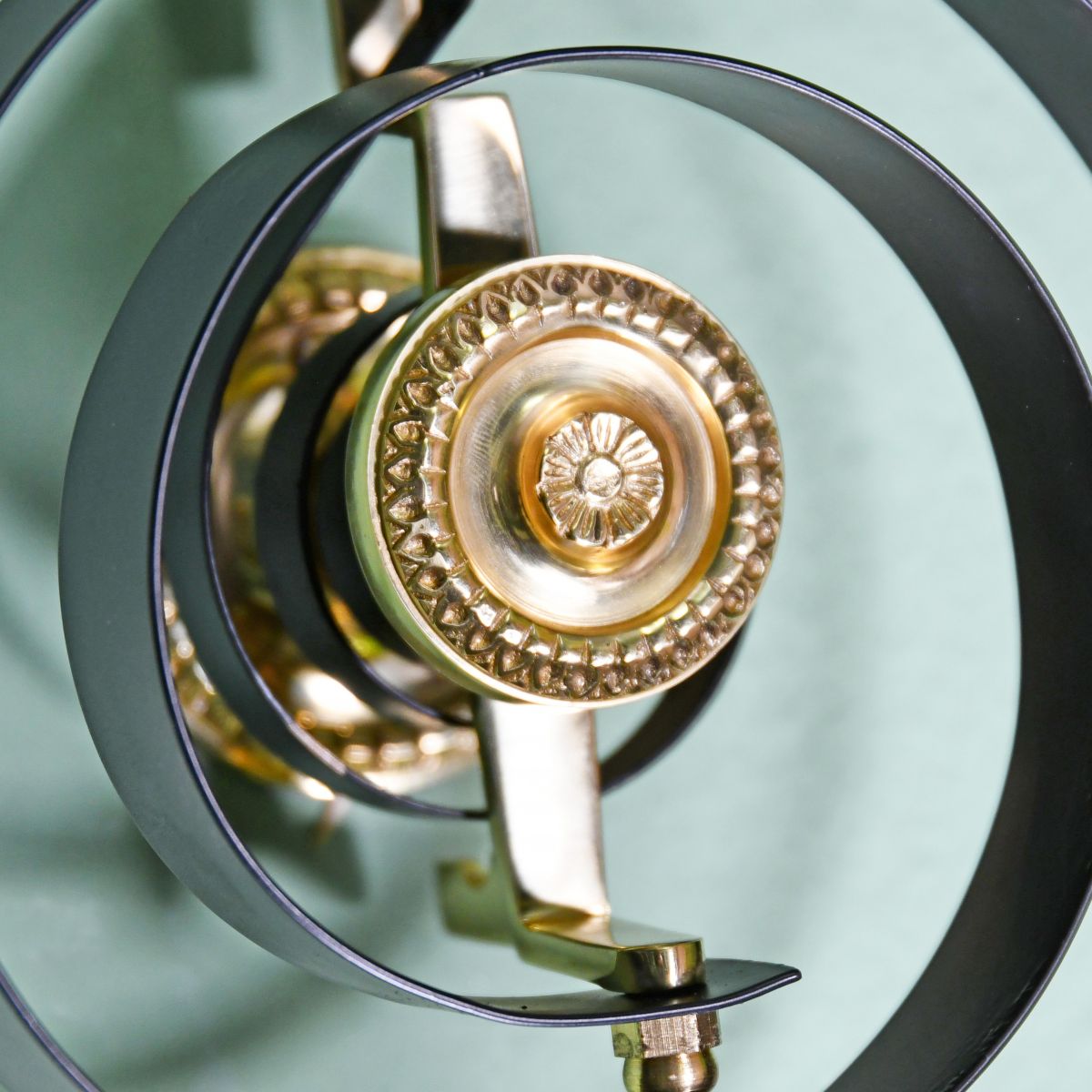 Polished Brass Traditional Butler Bell Close-Up